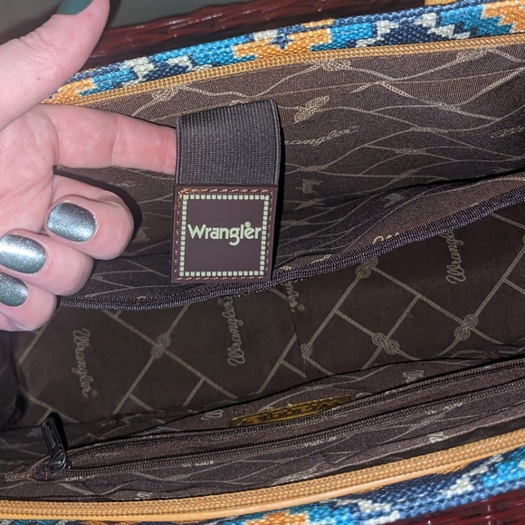 Wrangler Navajo Saddle Blanket Tote Bag ๐ - Picture 10 of 16